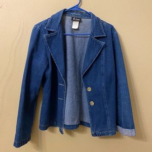 90s - 2000s Denim blazer, size 14